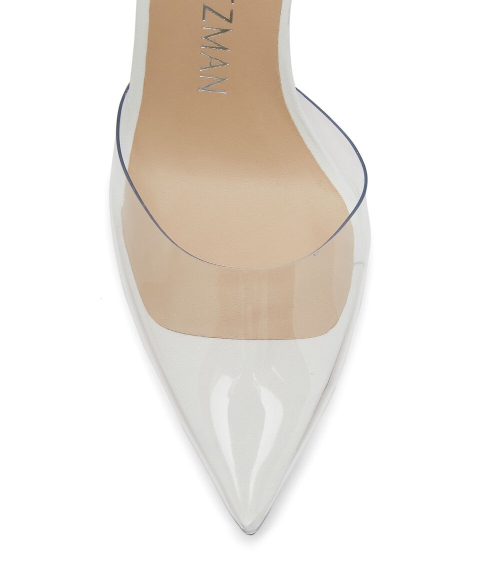 Stuart Weitzman STUART GLAM 100 STRAP PUMP BIANCO SC002PVRUKM