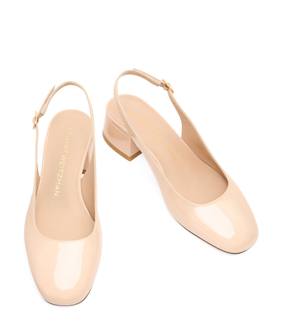 Stuart Weitzman MAEVE SLINGBACK 35 BARELY BEIGE SK675PATXW7