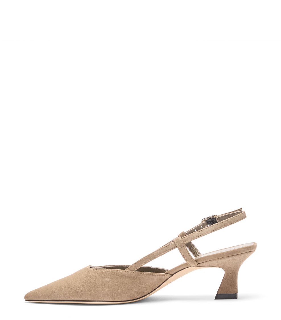 Stuart Weitzman VINNIE 50 SLINGBACK SMOKEY TAUPE SJ433SUEY6R