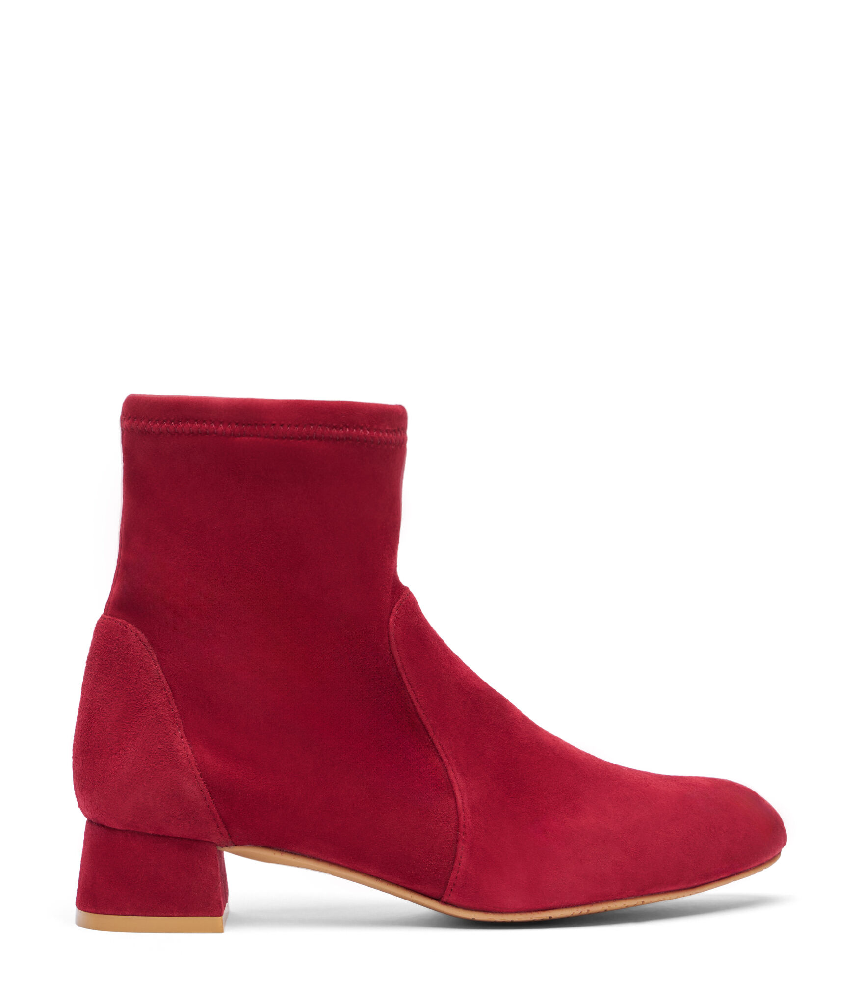 Stuart weitzman red booties 2025