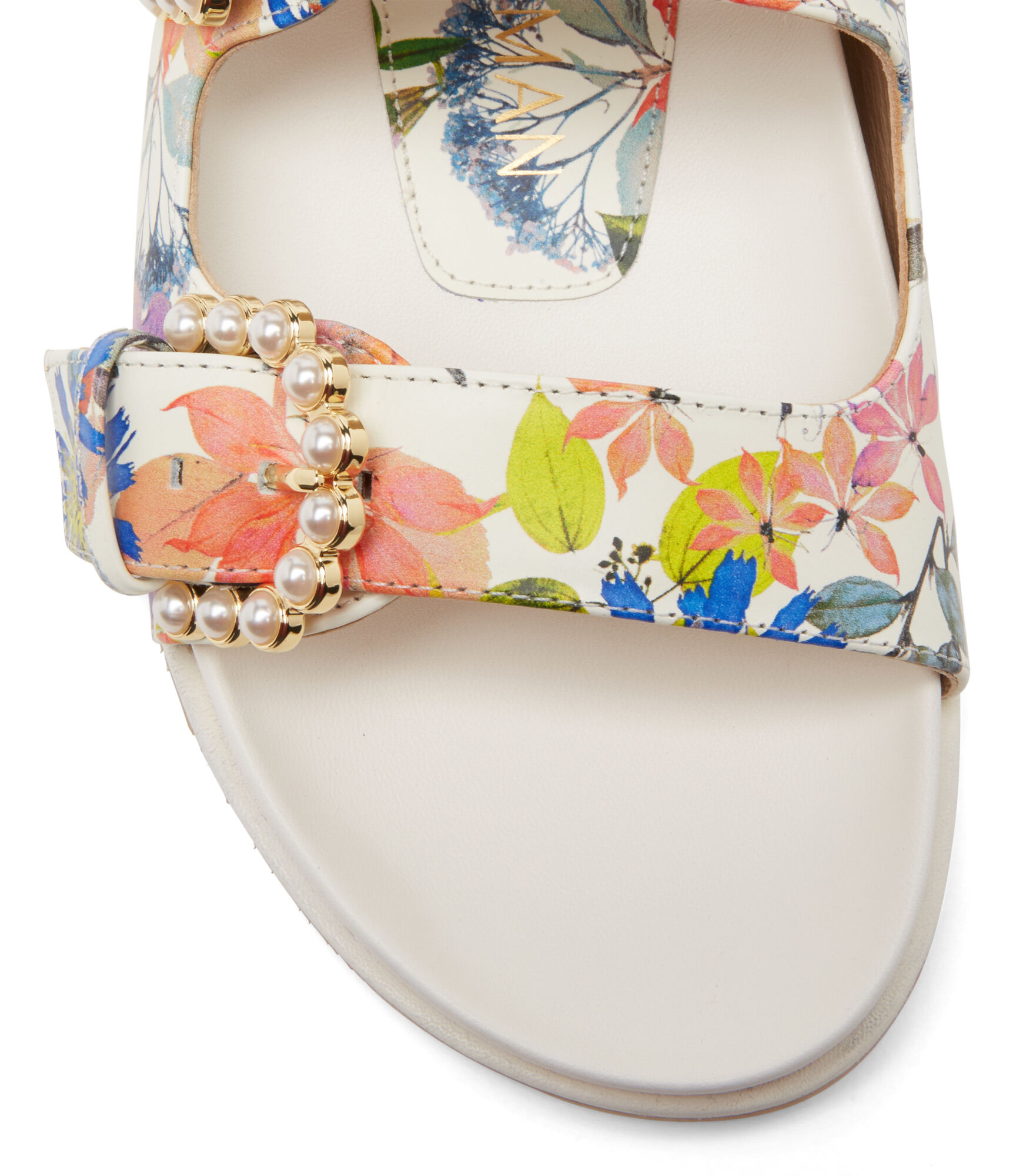 Stuart weitzman floral sandals 2025