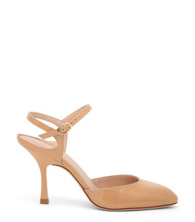 Stuart Weitzman MADISON STRAP PUMP 85 ADOBE SN675PATAJM