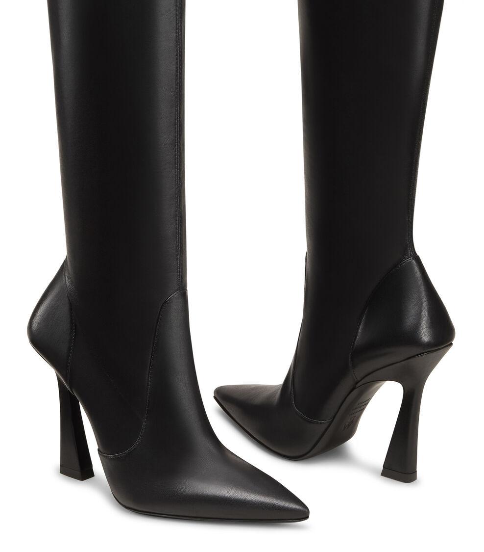 Stuart Weitzman ULTRAVINNIE BOOT 100 BLACK SM582SRLBLK