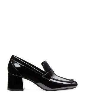 Stuart Weitzman SLEEK 60 LOAFER BLACK SF405PATBLK
