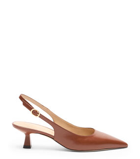 Stuart Weitzman STUART SCULPT SLINGBACK 35 LUXE SADDLE SL434SMOXW6