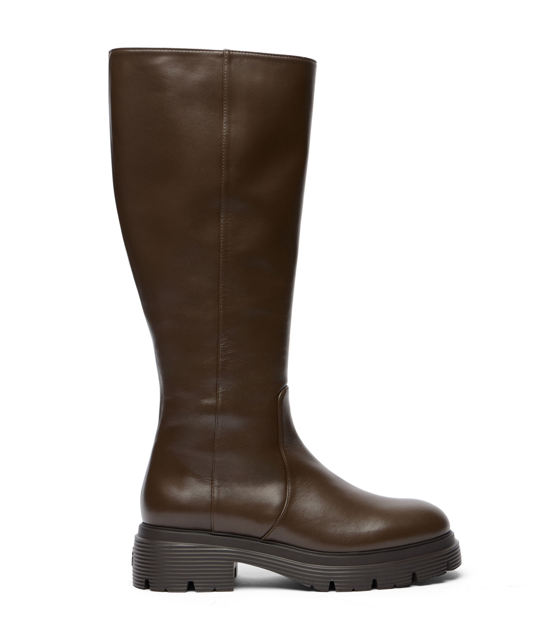 HUDSON LITE ZIP BOOT in WALNUT for Women | Stuart Weitzman®
