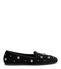 Stuart Weitzman POPPY LOAFER NOIR/GRAPHITE/NOIR SK112SLVXQT