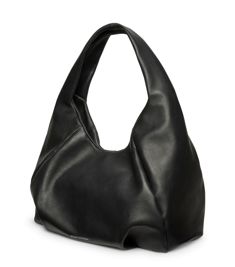 Stuart Weitzman THE MODA HOBO BAG Stuart Weitzman THE MODA HOBO BAG BLACK SH198SFNBLK