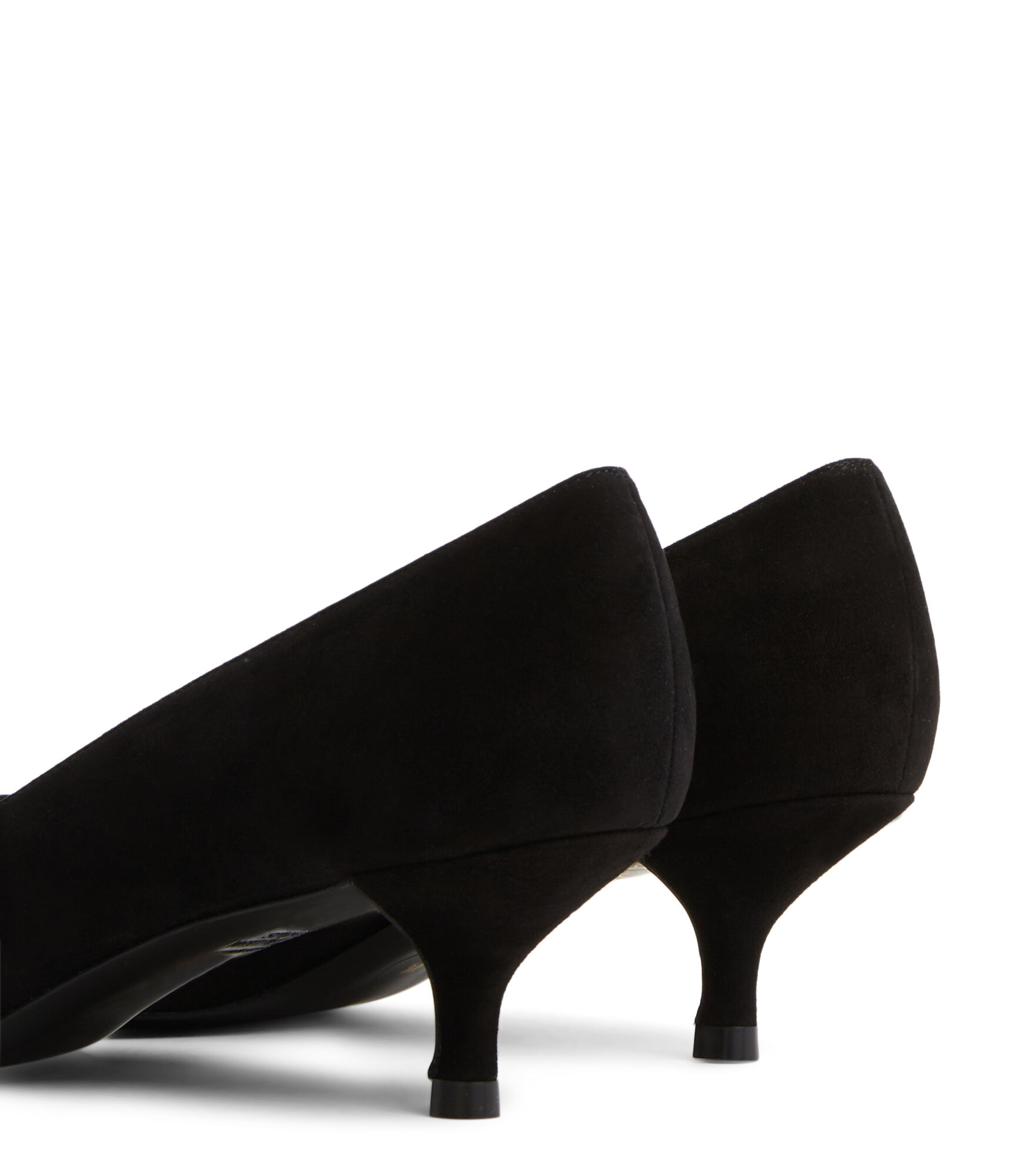 STUART KITTEN PUMP in BLACK for Women Stuart Weitzman