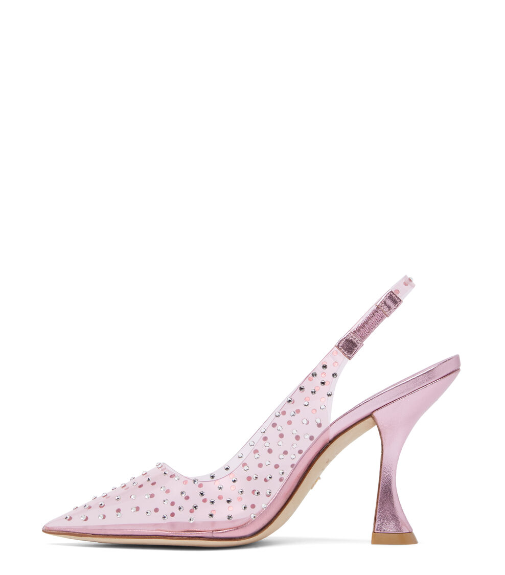 Stuart Weitzman GLAM XCURVE 100 SLINGBACK HELLROSA SC581PVTUKL