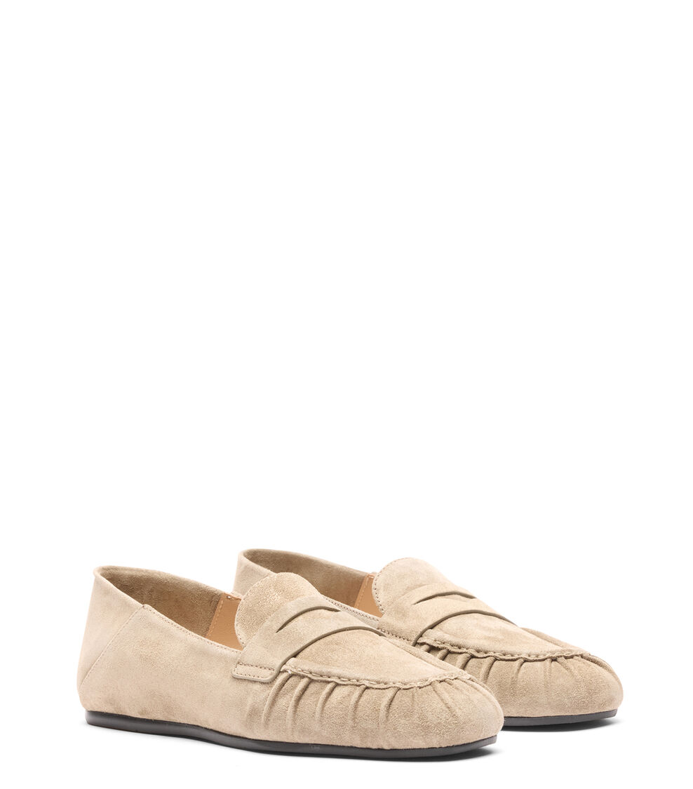 Stuart Weitzman BROOKS LOAFER SMOKEY TAUPE SK696SPDY6R