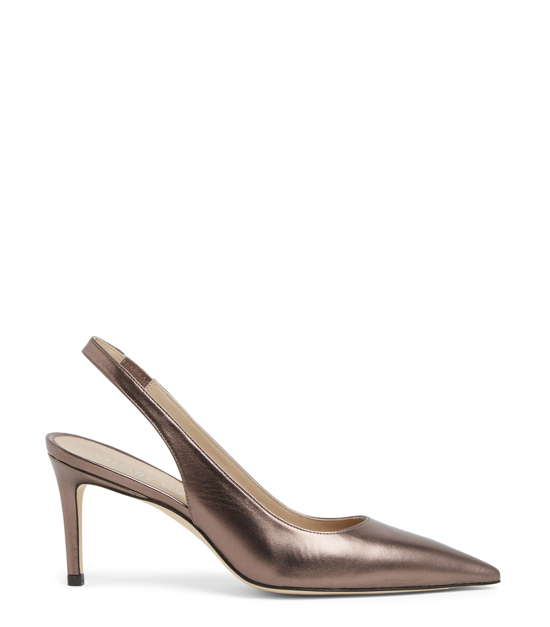 STUART 75 SLINGBACK PUMP, SLINGBACK, , MÉTALLISÉ LIQUIDE - Stuart Weitzman - Modalova