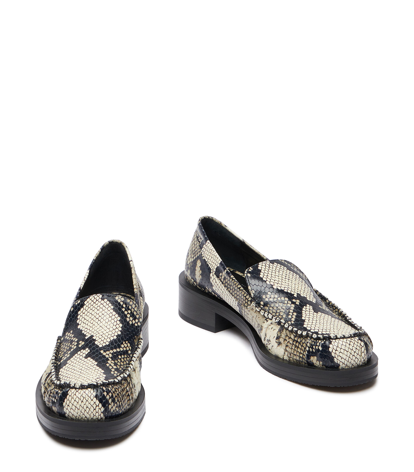 Stuart weitzman white loafers new arrivals
