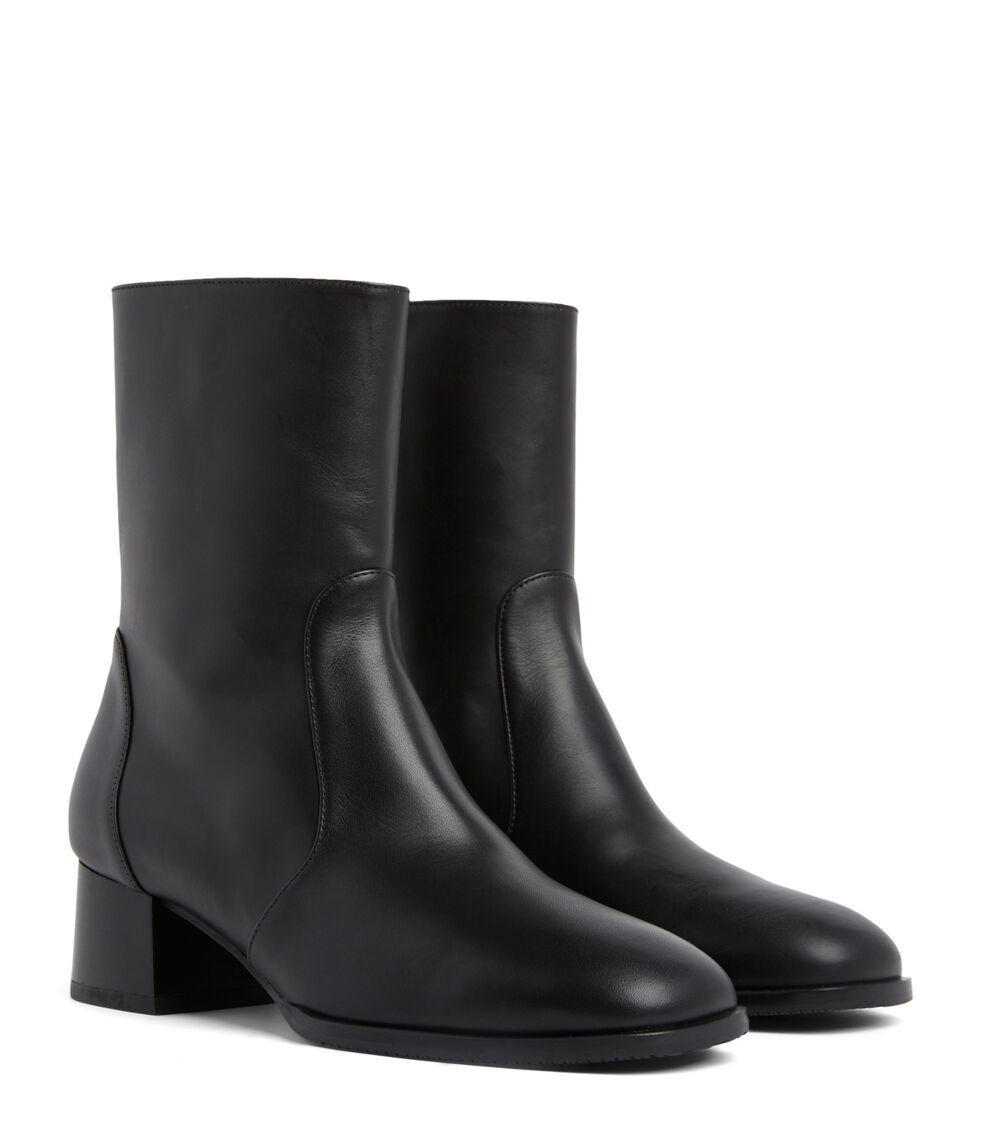 Stuart Weitzman NOLA ZIP BOOTIE NERO SG134SLABLK