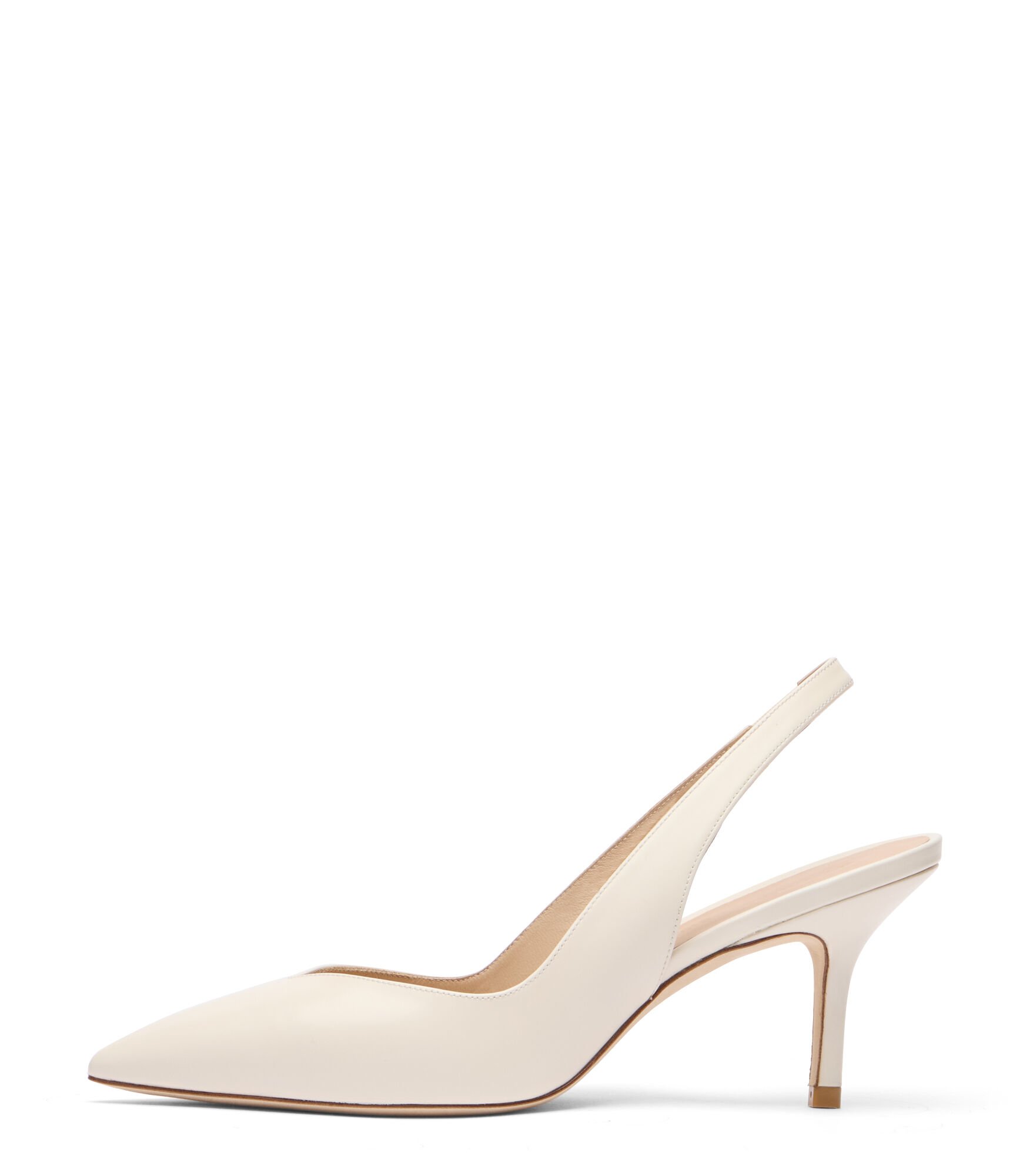 EVA 75 SLINGBACK in CREAM for Women | Stuart Weitzman®