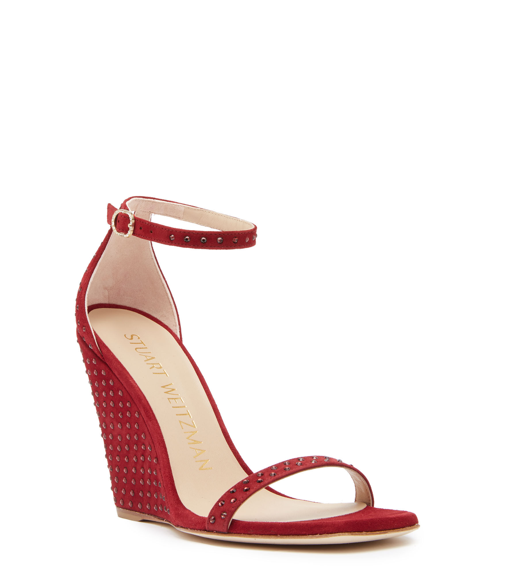 Stuart weitzman nude wedge hot sale