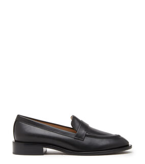 Stuart Weitzman PALMER SLEEK LOAFER BLACK S5987SMOBLK
