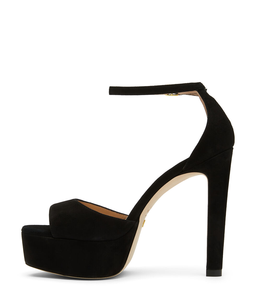 Stuart Weitzman DISCOPLATFORM SANDAL NEGRO SA579SUEBLK