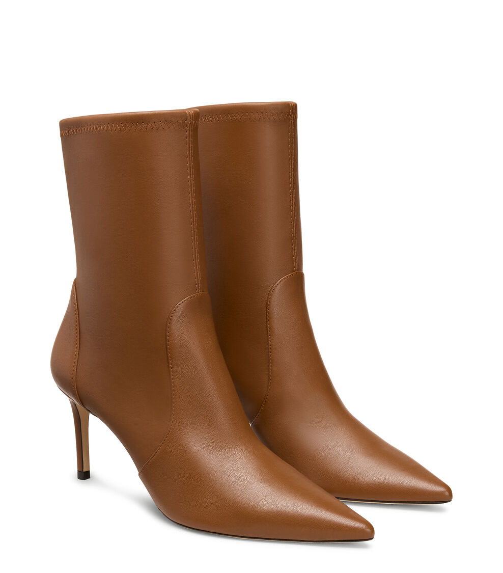Stuart Weitzman STUART POWER BOOTIE 75 TOASTED ALMOND SJ974SRLQPI