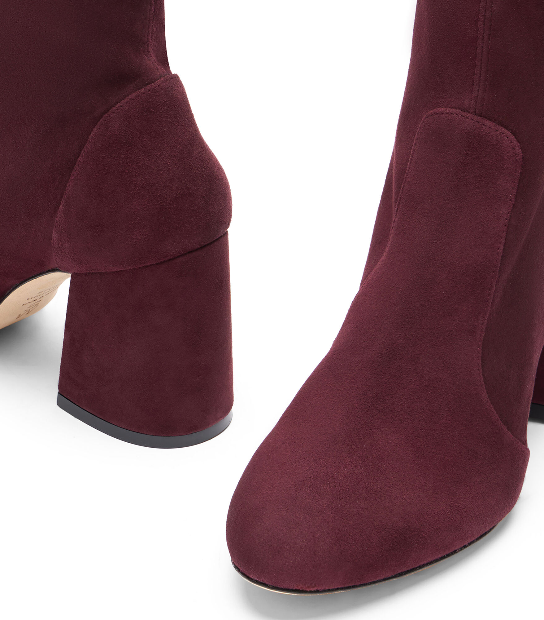 FLAREBLOCK 85 STRETCH BOOTIE in ROSEWOOD for Women | Stuart FLAREBLOCK 85 STRETCH BOOTIE in ROSEWOOD for Women | Stuart