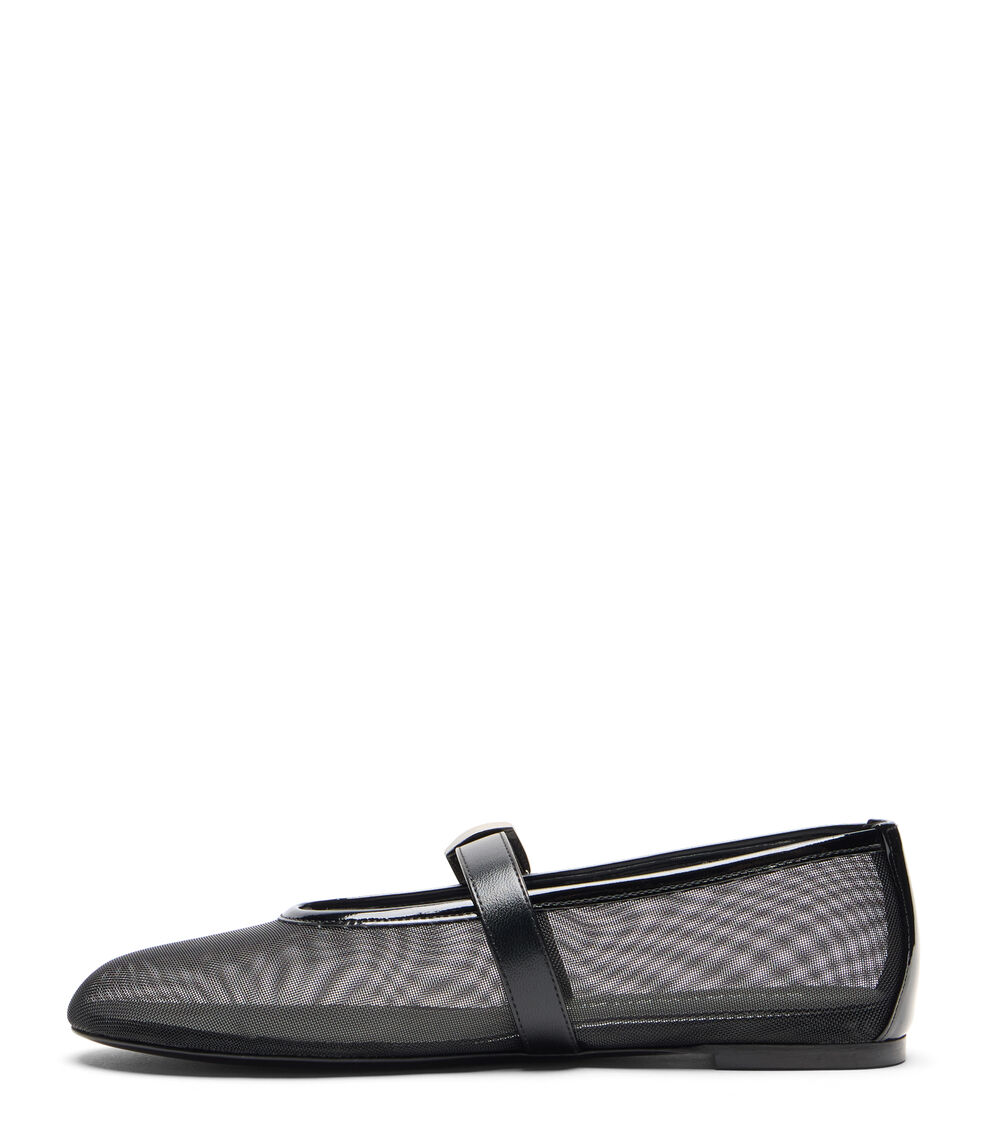 Stuart Weitzman SAI BAREITALL MARY JANE BLACK SN511MGPBLK