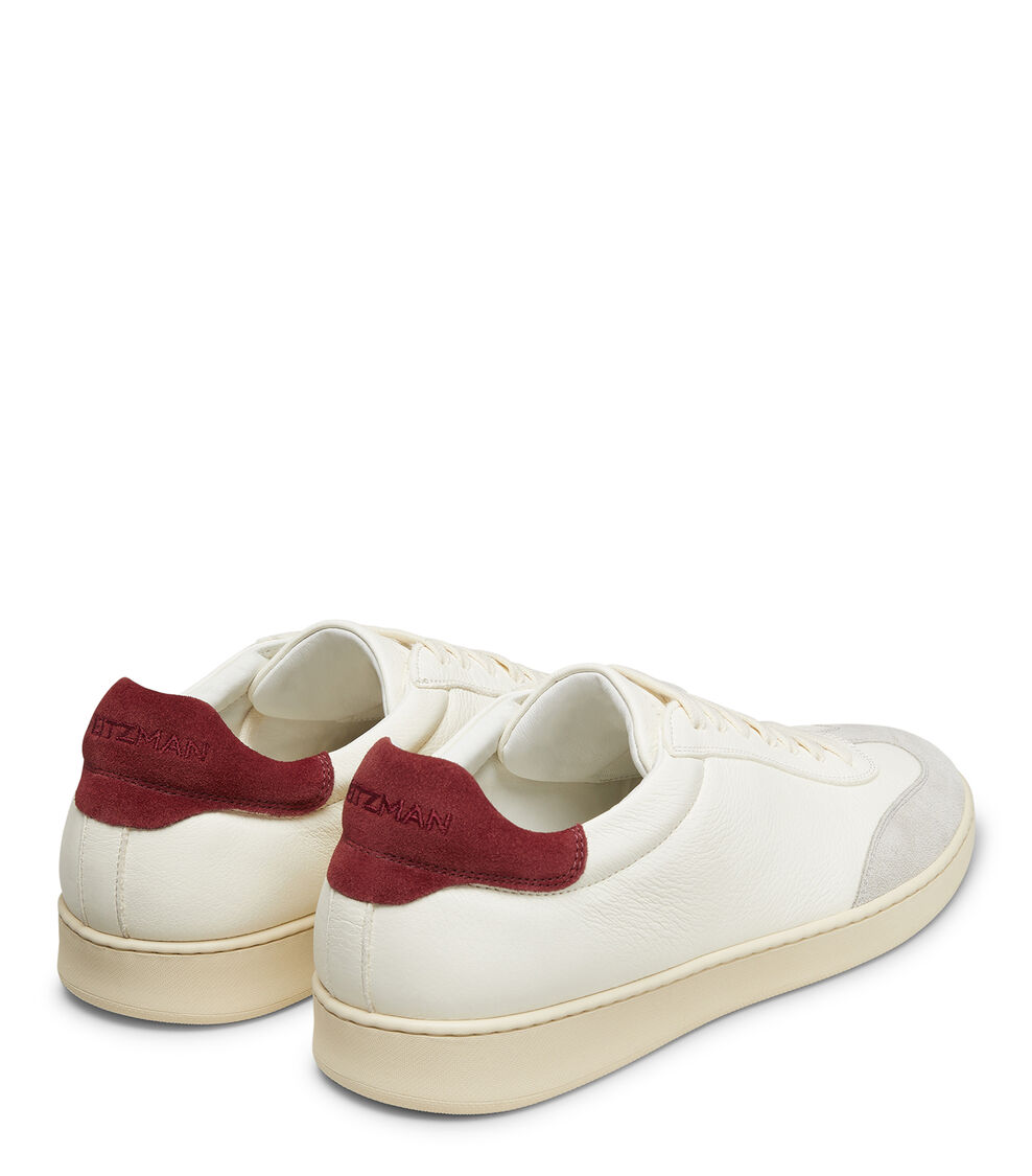 Stuart Weitzman BANNER WHITE BIANCO/OATMEAL/MAROON SK563CEVXSV