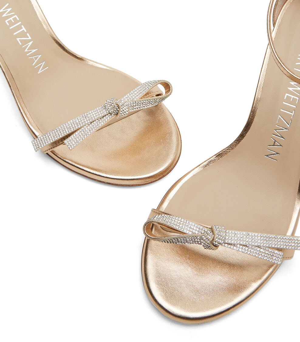 Stuart Weitzman NUDIST SW BOW 75 SANDAL BALLETT SC123LIDNCQ