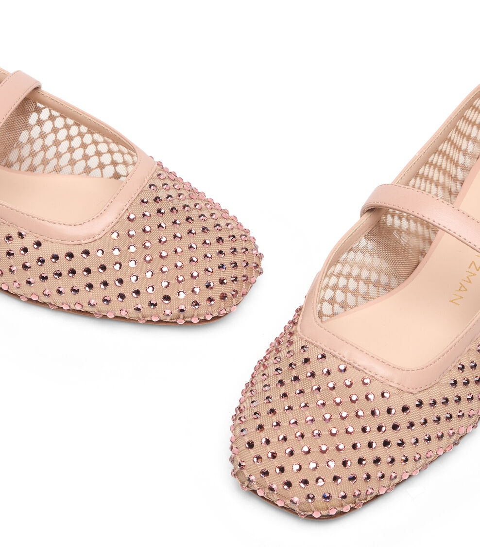 Stuart Weitzman BAREITALL SHINE MARY JANE BLUSHFUL SN800CYHY6Q