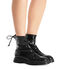 Stuart Weitzman BENITA FLAT VINYL BLACK S1077SYLBLK