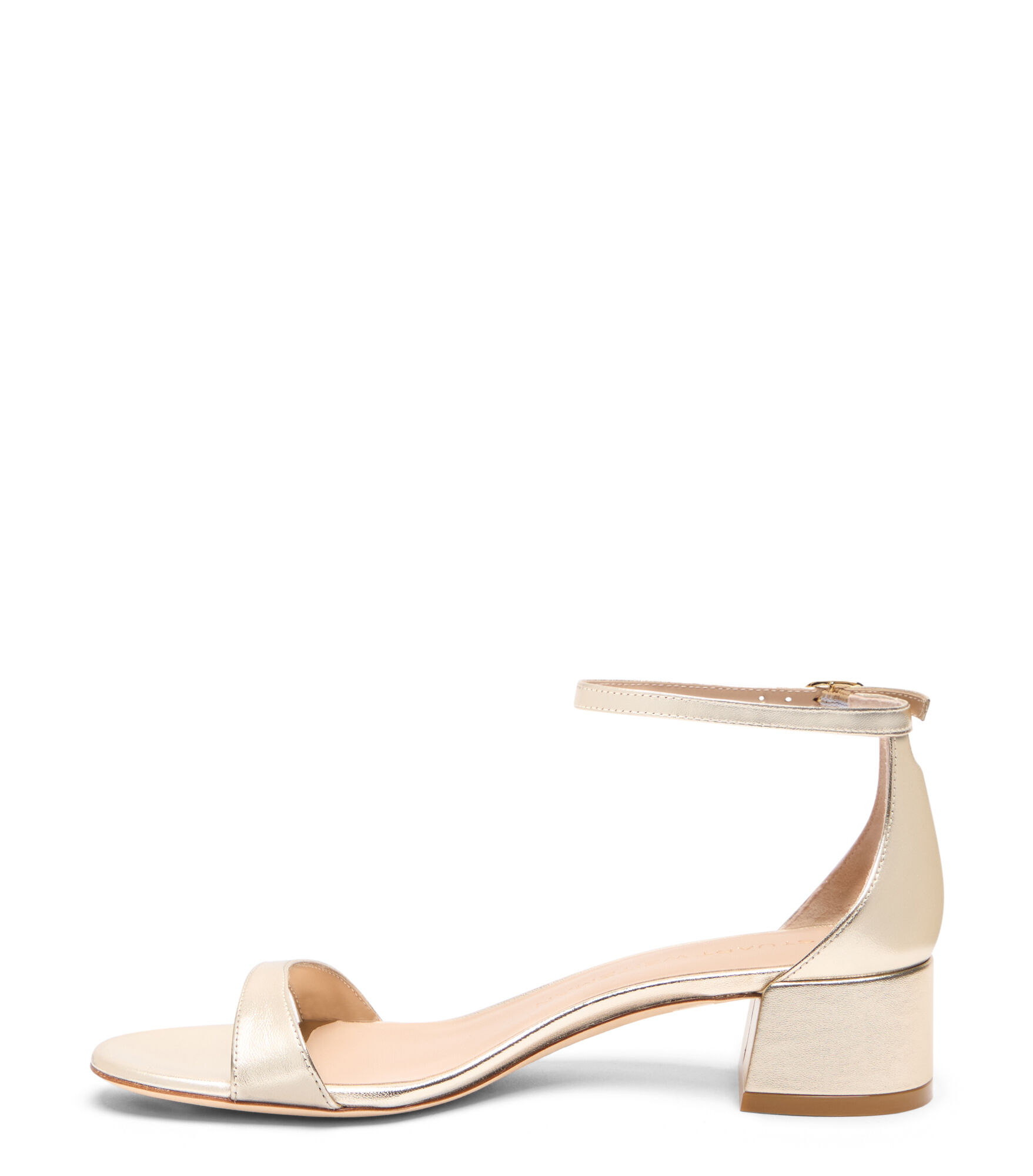 NUDIST BLOCK 35 in LIGHT GOLD for Women | Stuart Weitzman®