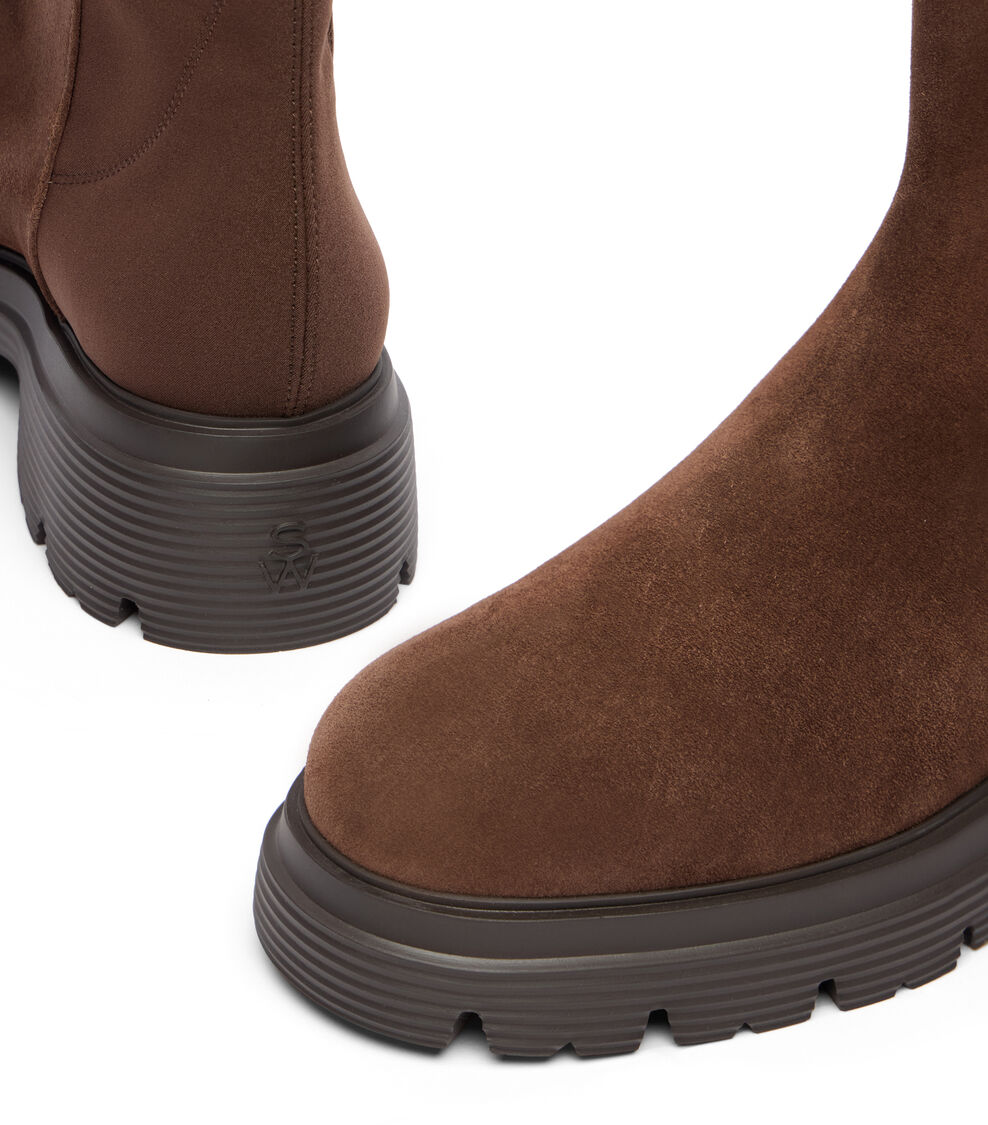 Stuart Weitzman 5050 HUDSON LITE BOOTIE WALNUT SM561RTSWAL