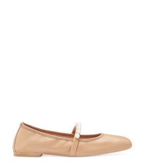 Stuart Weitzman GOLDIE BALLET FLAT ADOBE SF896LARAJM
