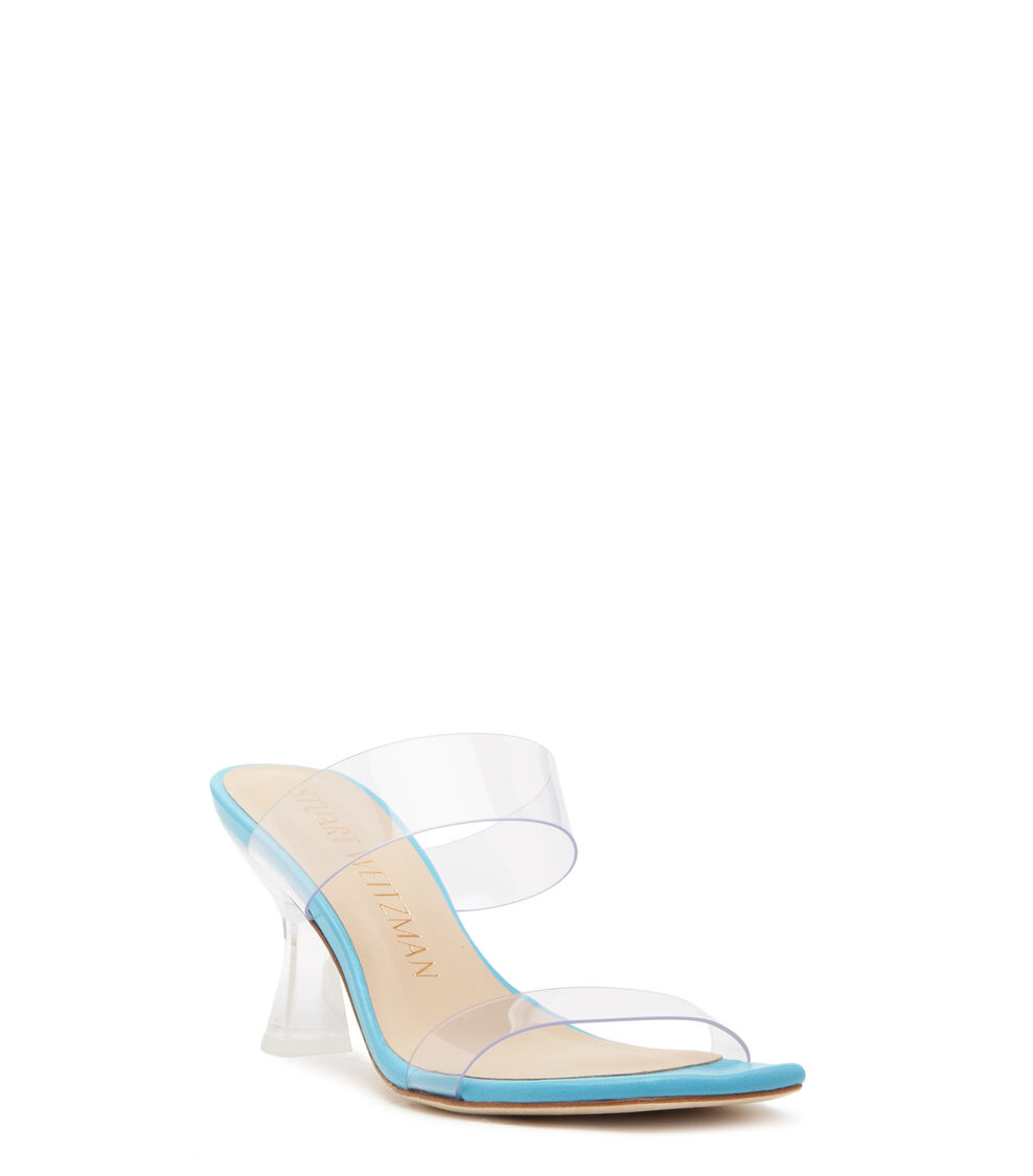 Stuart Weitzman KRISTAL CLEAR BLUE SA163PVLTWA