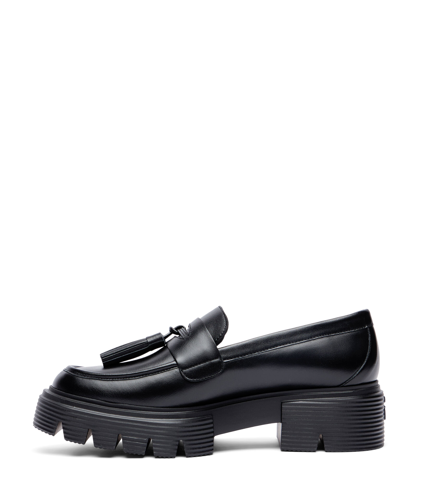 NOLITA TASSEL LOAFER in BLACK for Women | Stuart Weitzman®