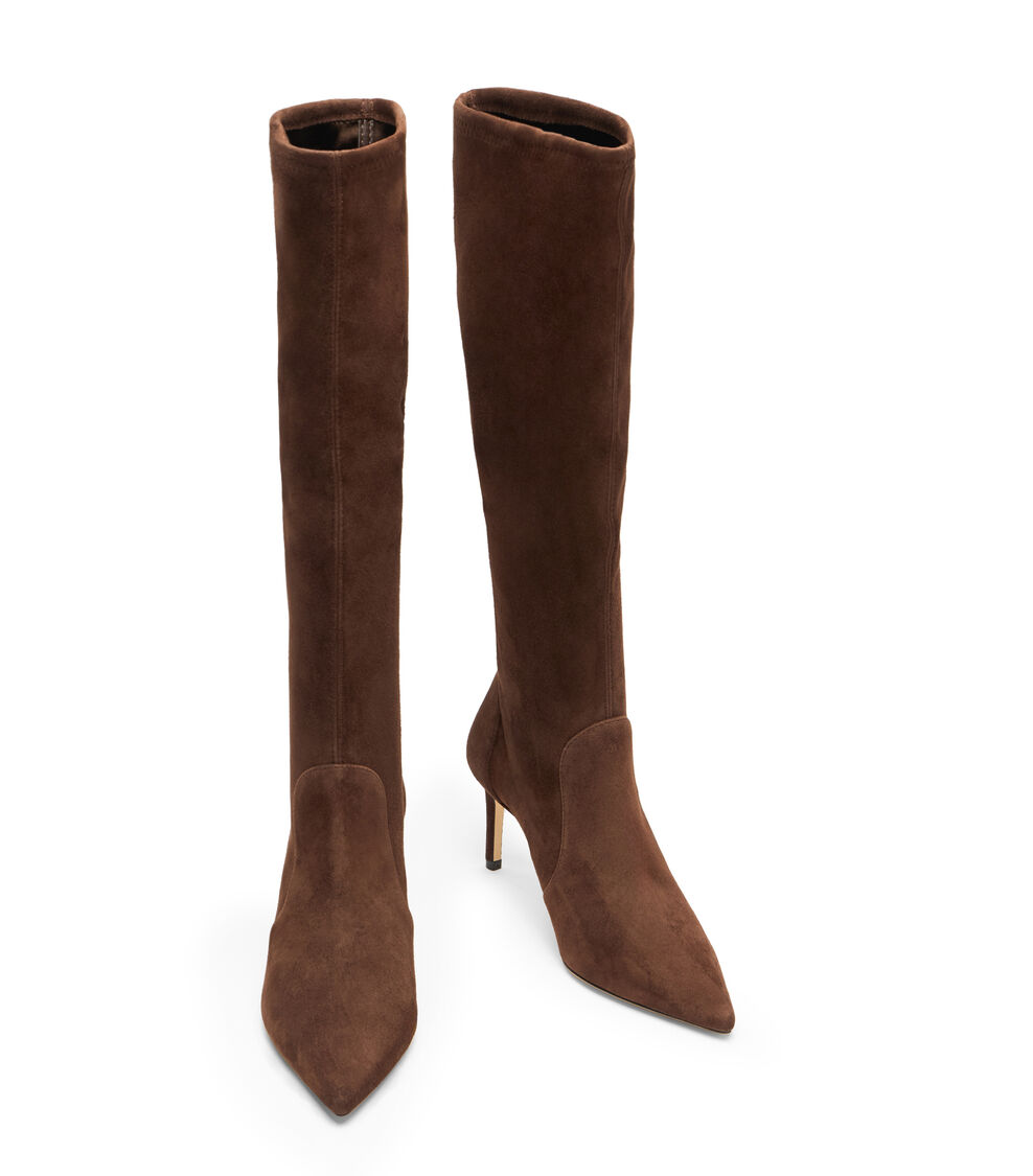 Stuart Weitzman STUART POWER BOOT 75 WALNUT SJ979SUSWAL