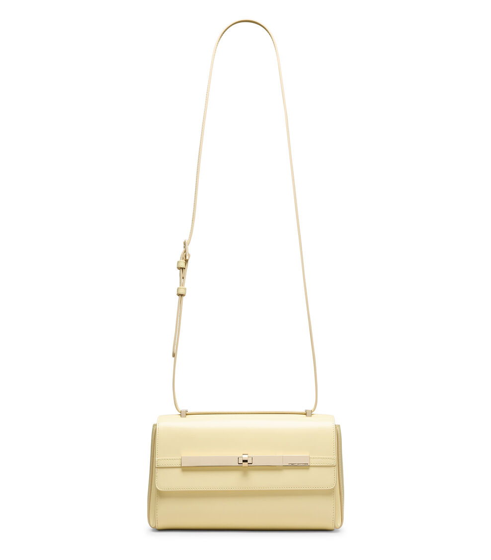 Stuart Weitzman POSH SHOULDER BAG Stuart Weitzman POSH SHOULDER BAG LEMON CHIFFON SK247SOXUV6