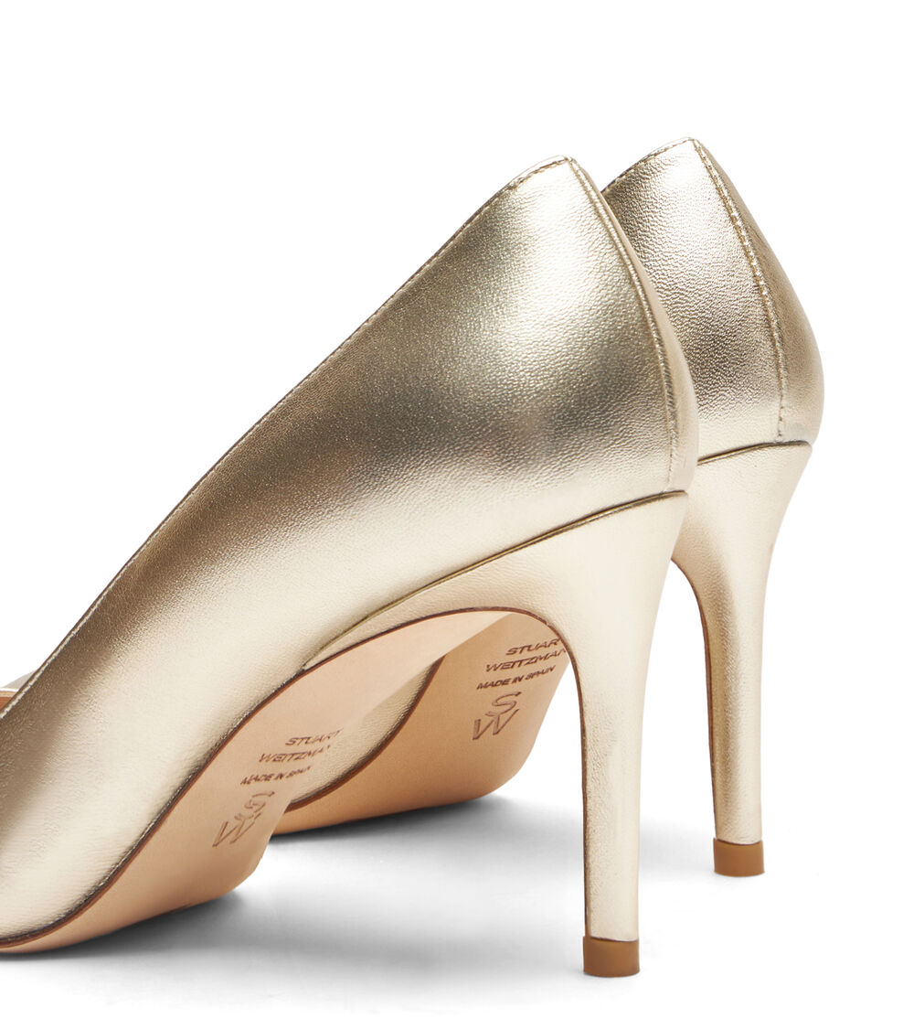 Stuart Weitzman STUART 85 PUMP LIGHT GOLD SD465LIDLIO