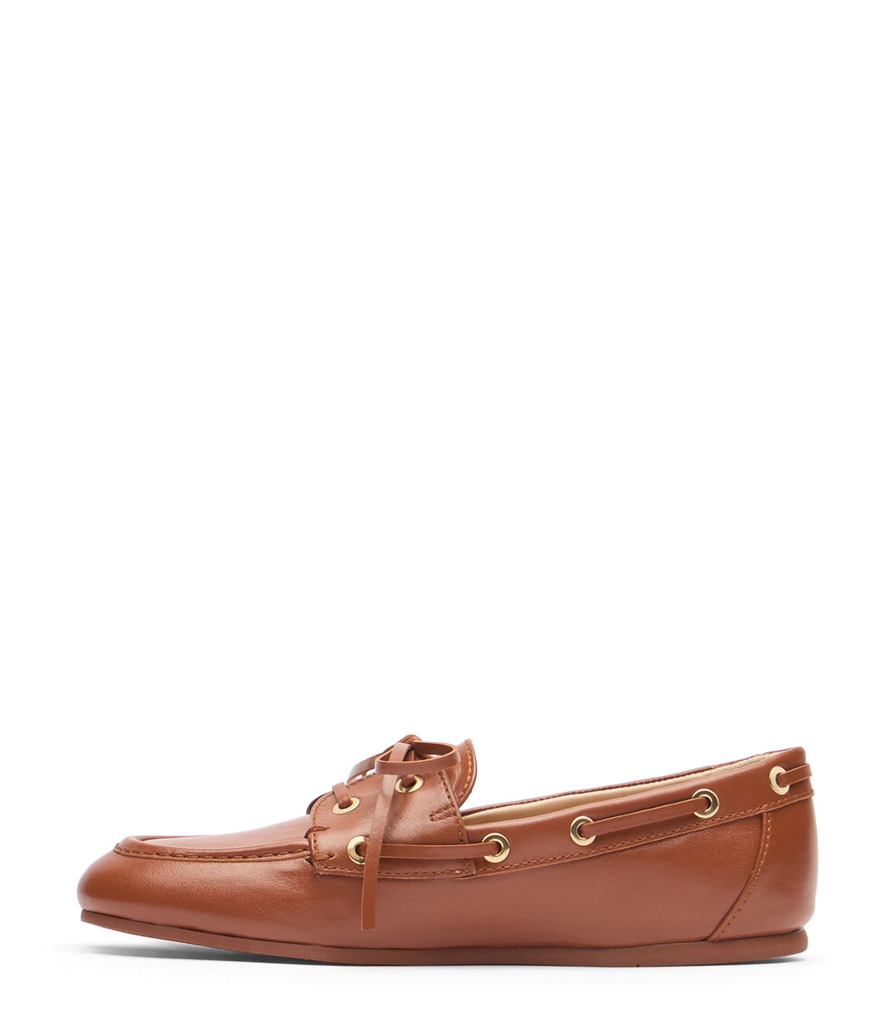 Stuart Weitzman TINSLEY MOCCASIN LUXE SADDLE SK692SMOXW6