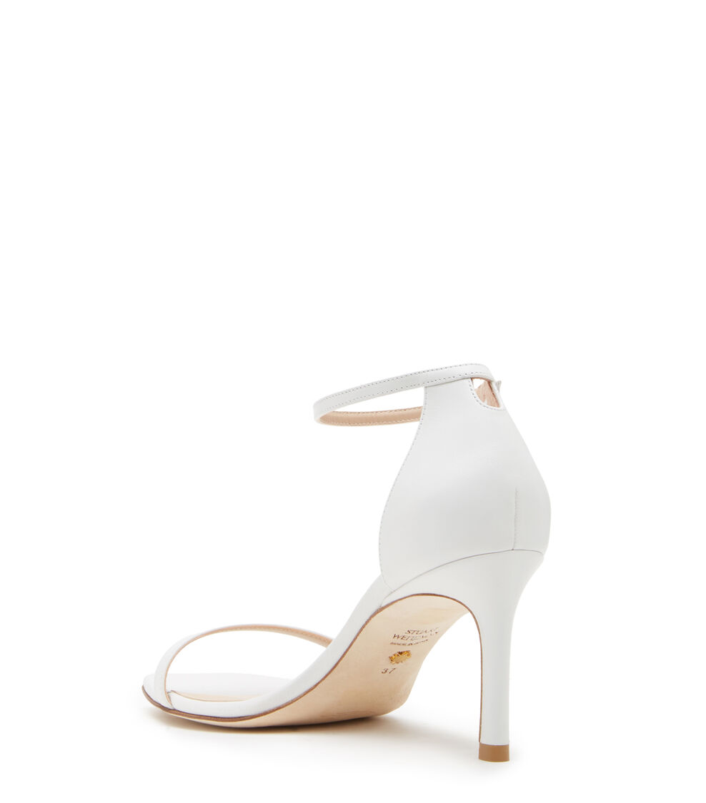Stuart Weitzman AMELINA 75 WHITE S1557SMOWHT