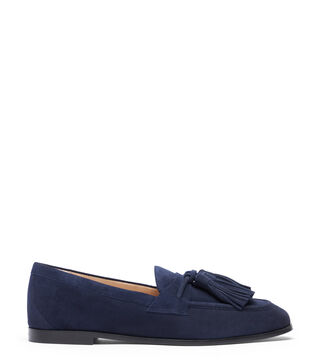 LINDI TASSEL LOAFER in NICE BLUE for Women | Stuart Weitzman  display picture 1