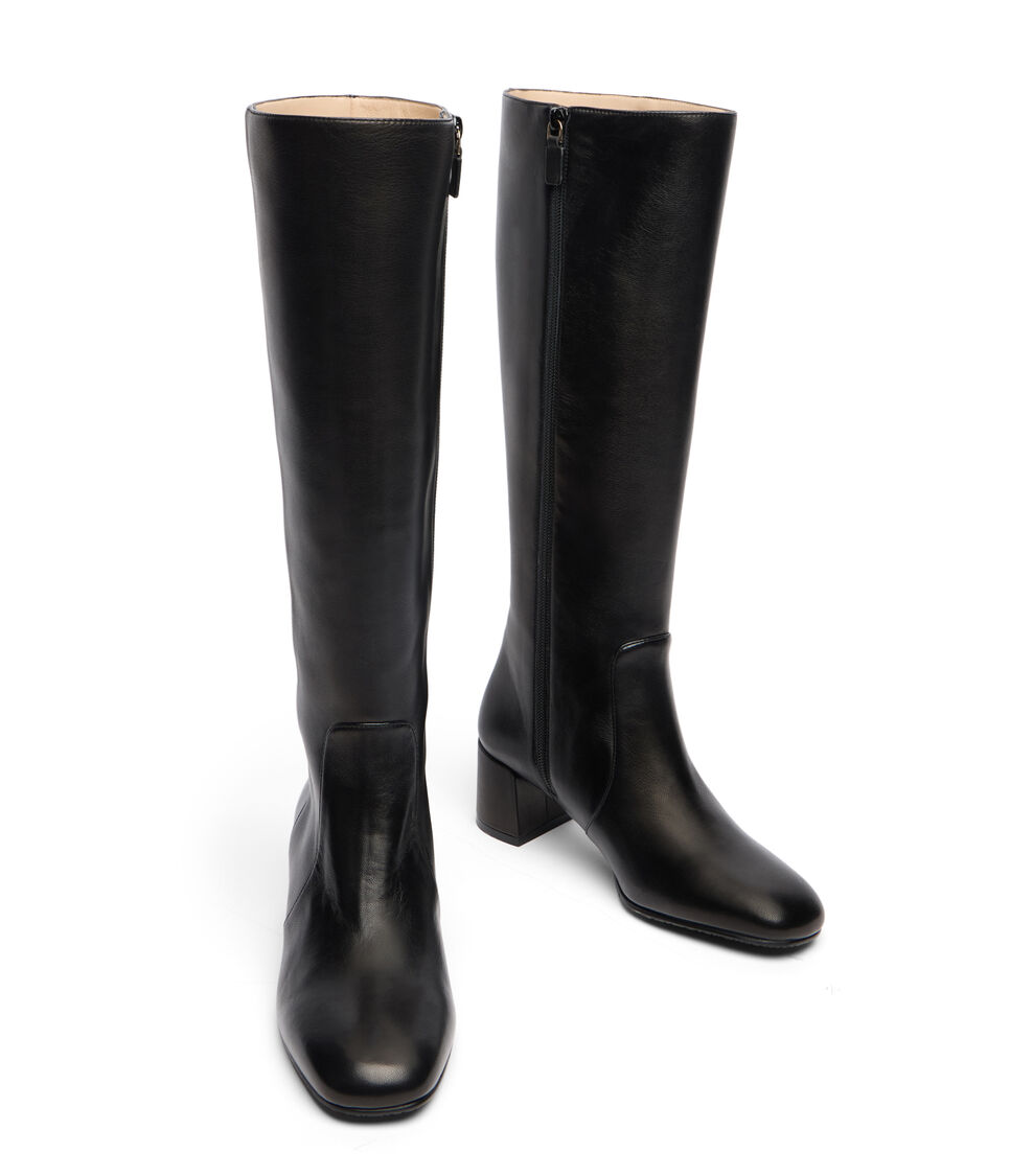 Stuart Weitzman MAEVE ZIP BOOT BLACK SM441DSNBLK