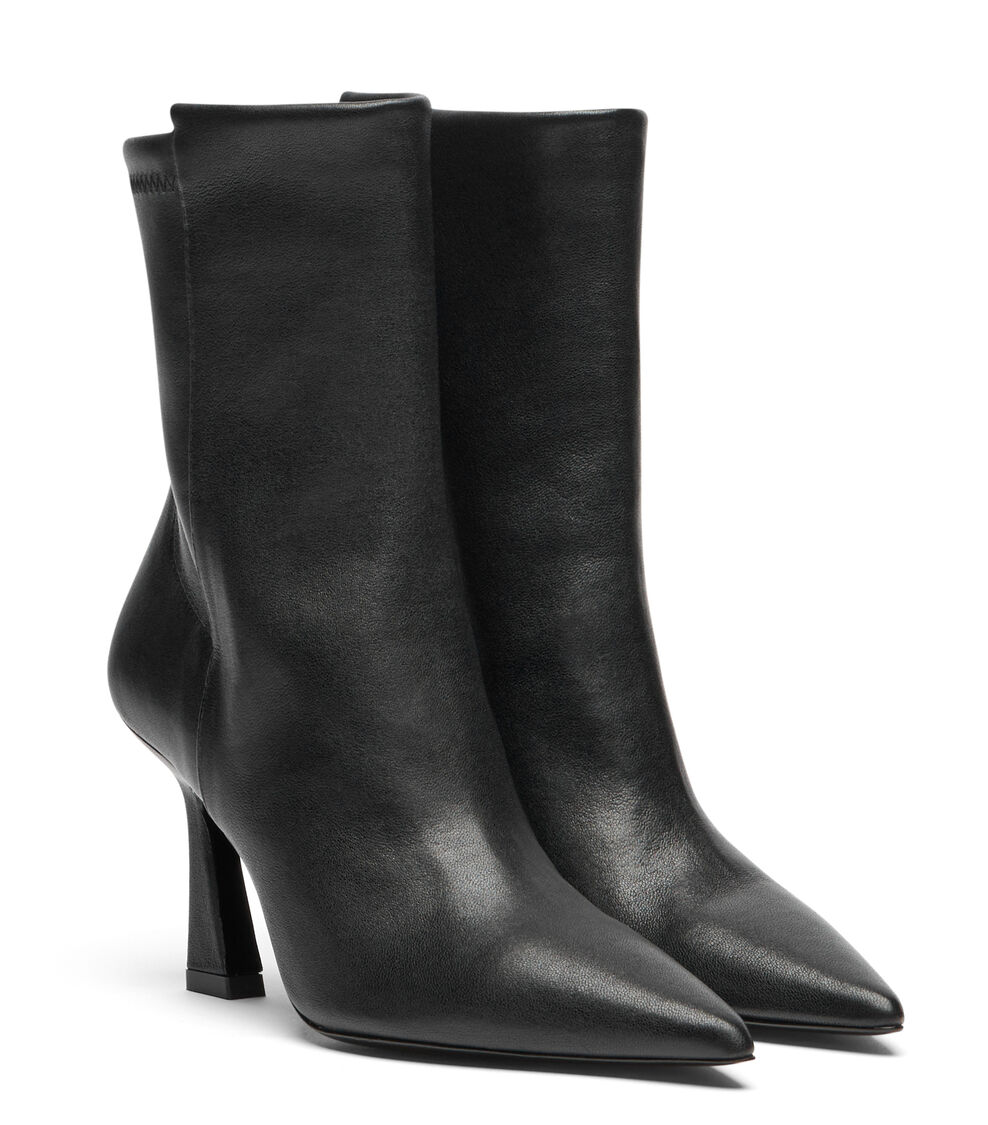 Stuart Weitzman 5050 VINNIE BOOTIE 85 BLACK SM440DNNBLK