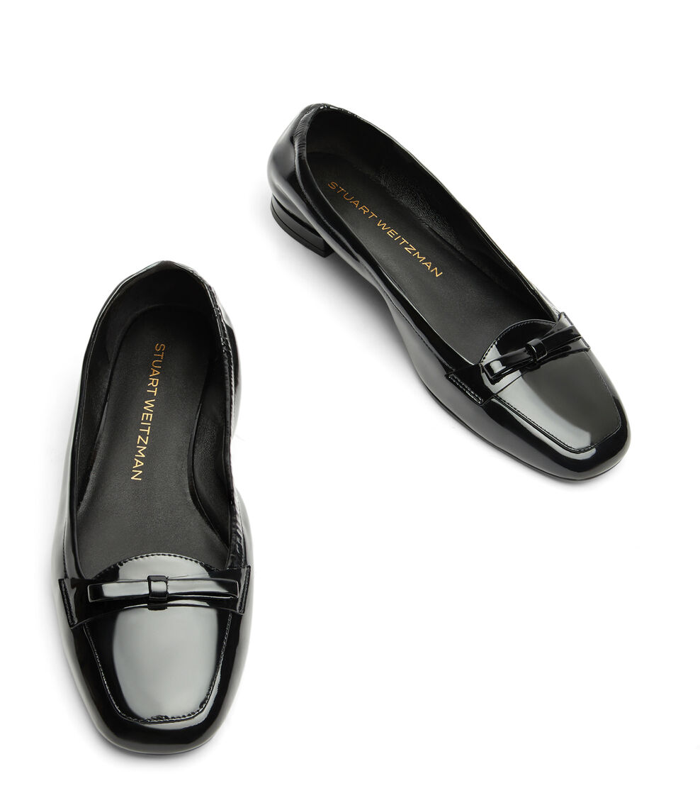 Stuart Weitzman TULLY LOAFER BLACK SI485PATBLK