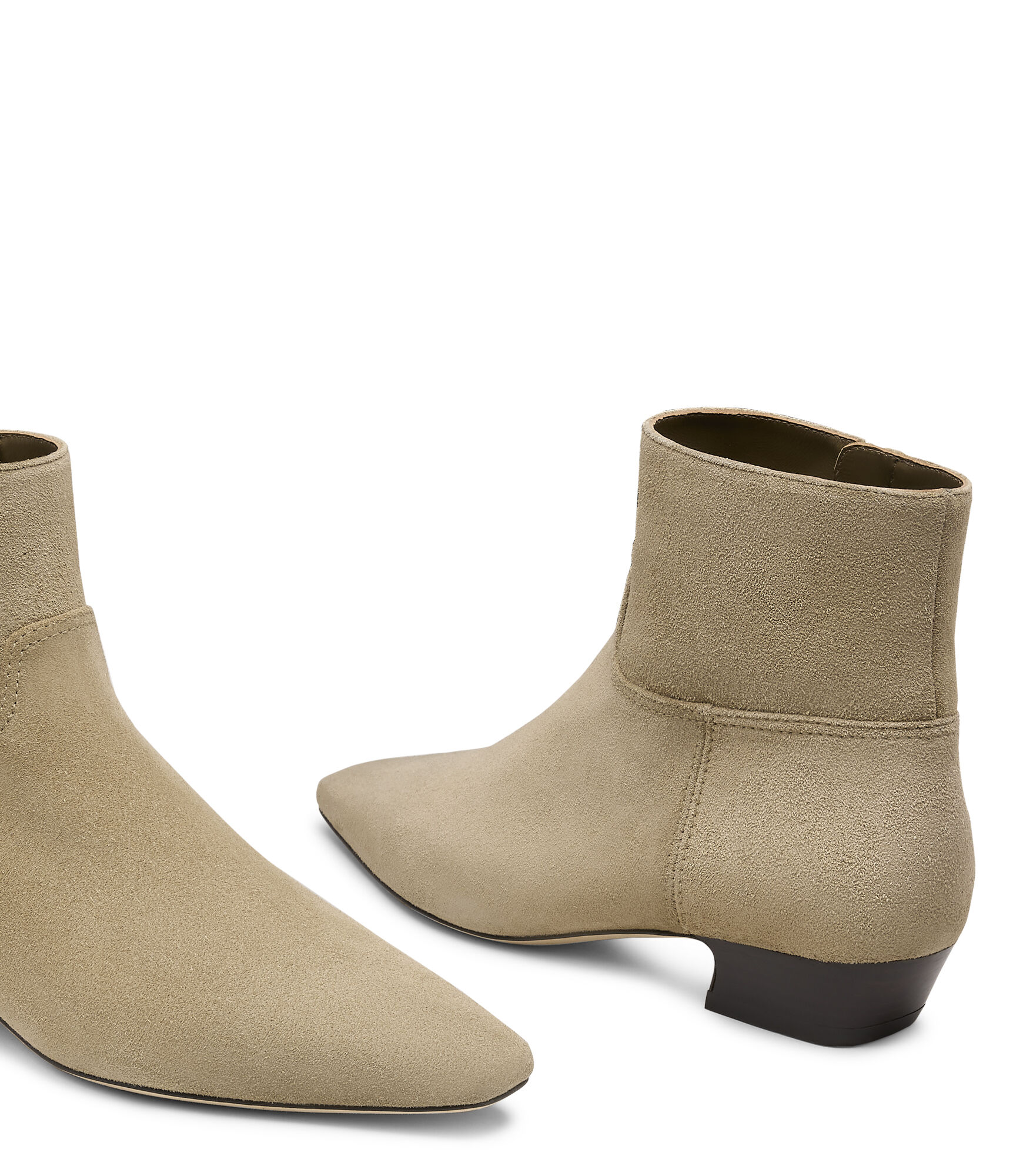 STASSI ZIP BOOTIE in GOLDEN OLIVE/MARRON VINO for Women | Stuart