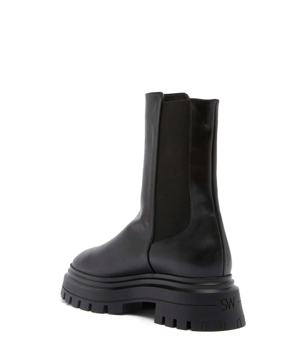 Stuart Weitzman BEDFORD BOOTIE BLACK SC754CHIBLK
