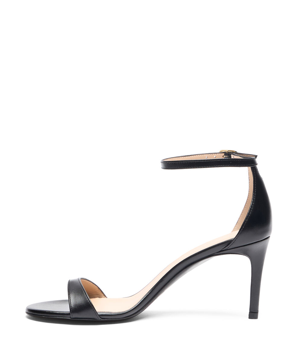 Stuart Weitzman NUDIST II SANDAL 75 BLACK SK306SMOBLK