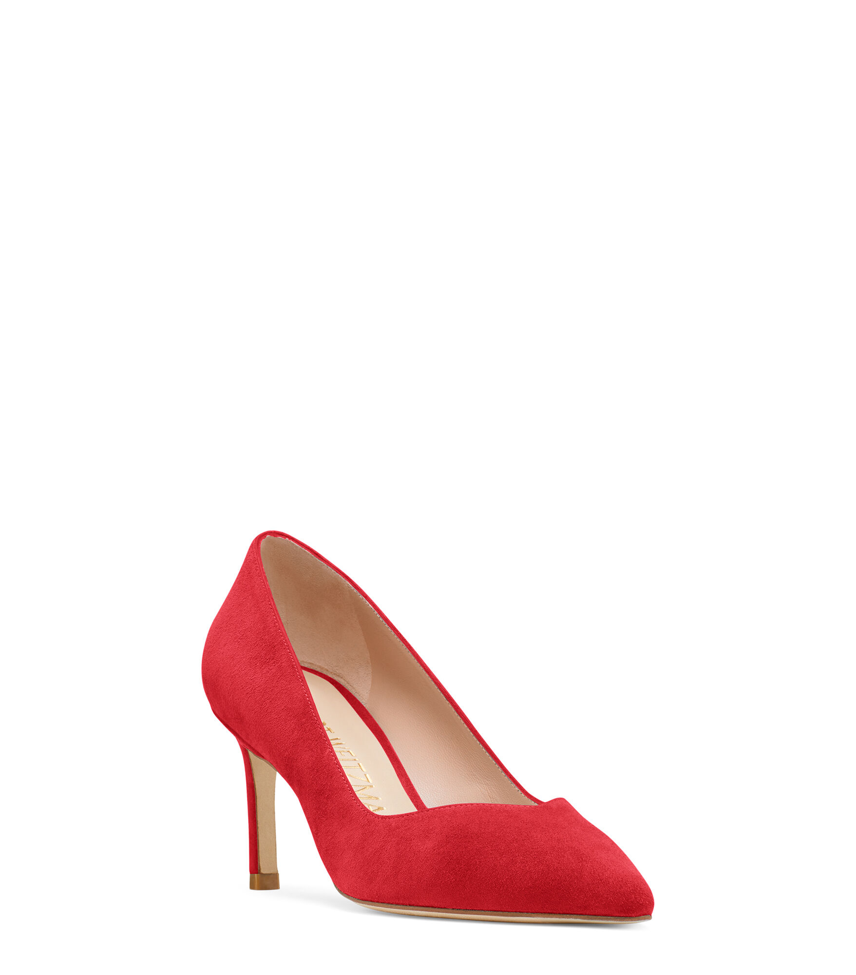 Stuart weitzman clearance red pumps