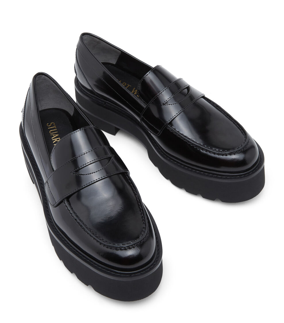 Stuart Weitzman ULTRALIFT LOAFER BLACK SD338APSBLK