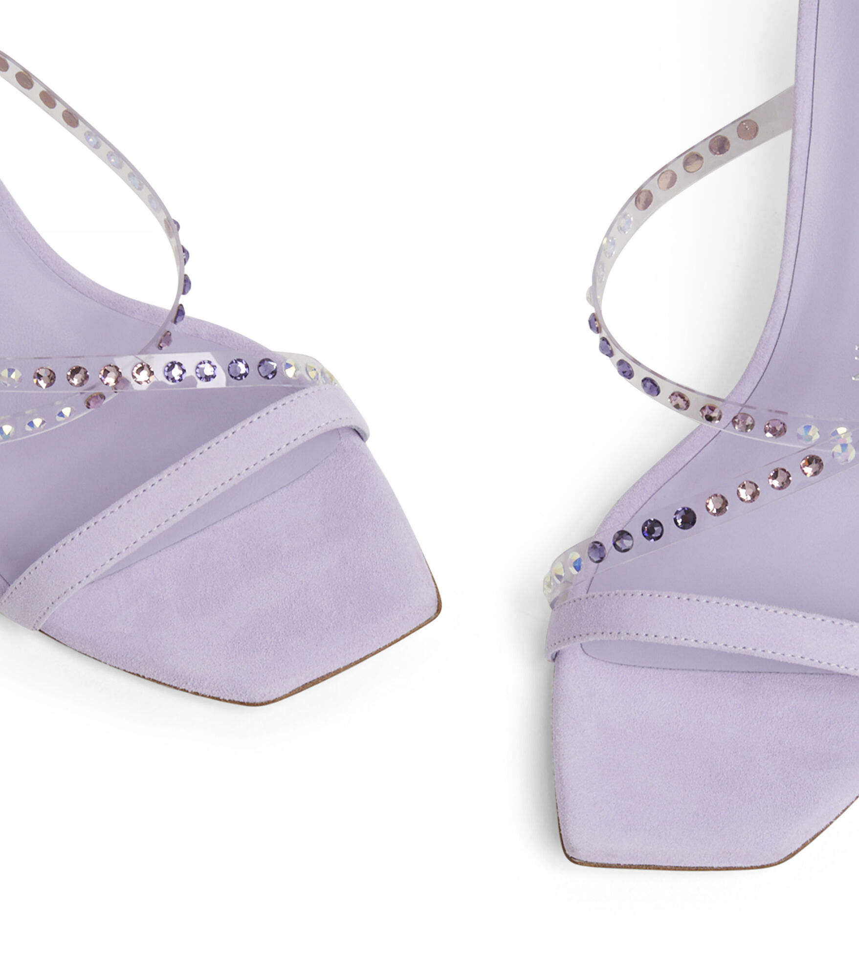 Stuart weitzman hotsell crystal sandals