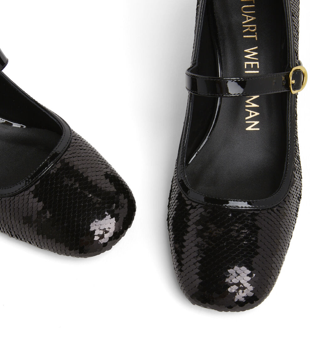 Stuart Weitzman STUART MJ 60 PUMP BLACK SF515KOIBLK